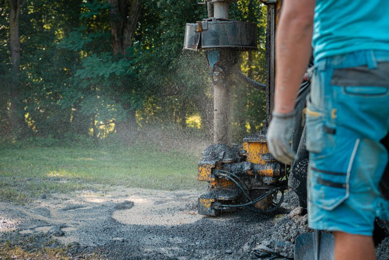 A complex drilling operation with high-pressure management and directional drilling equipment