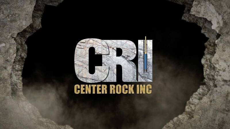 Center Rock logo featuring a bold design with distinct colors, symbolizing strength and innovation in the industry.