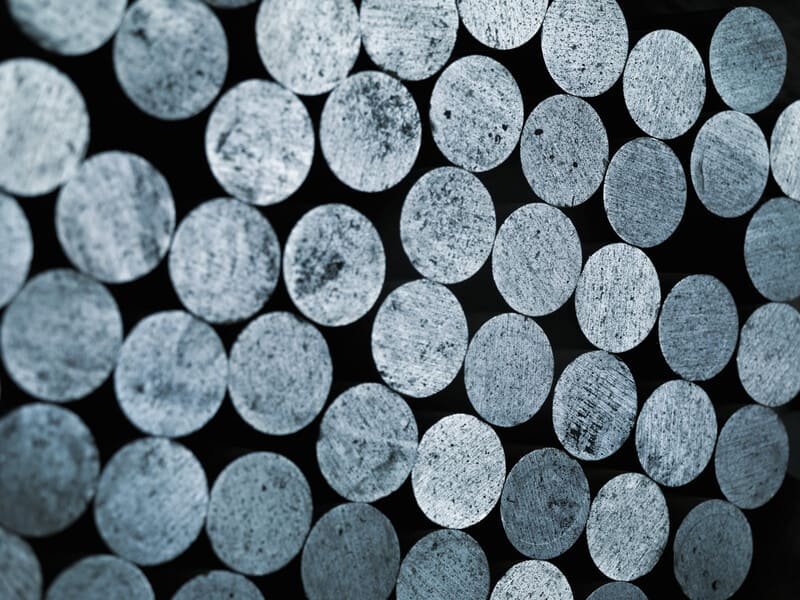 Cobalt alloy coating applied to a surface, showcasing its durability and resistance to wear and corrosion.