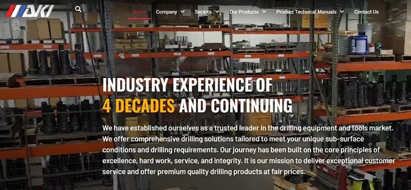 Logo of Drill King Company, showcasing a bold design that represents strength and innovation in drilling solutions.