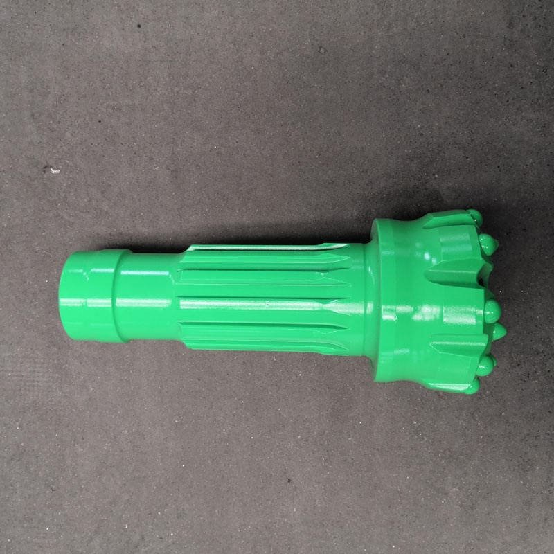 Close-up image of DTH bits showcasing their intricate design and sharp cutting edges for efficient drilling.