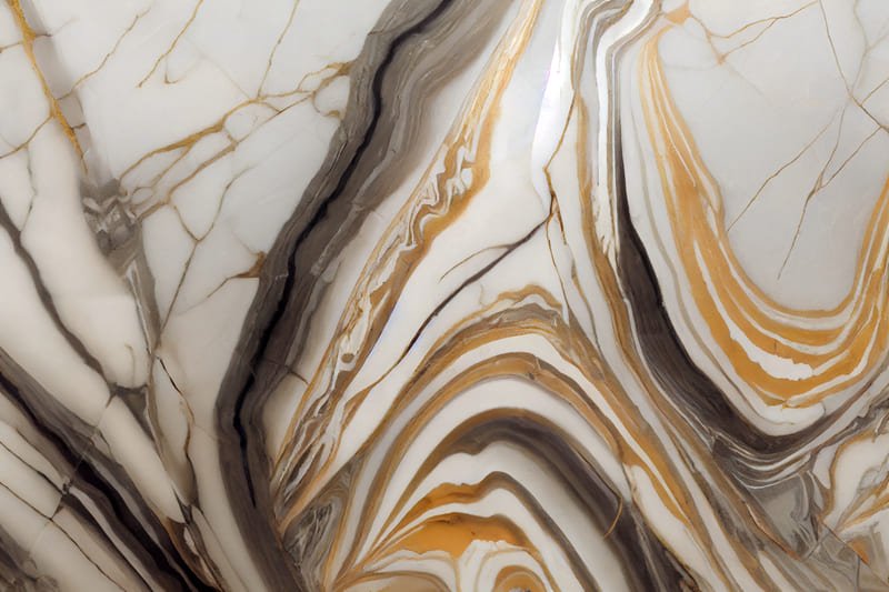A close-up view of polished marble