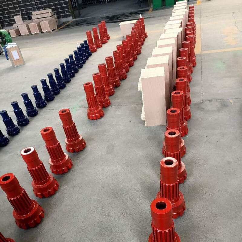 Export package for DTH drill bits, showcasing secure and organized packaging for international shipping.