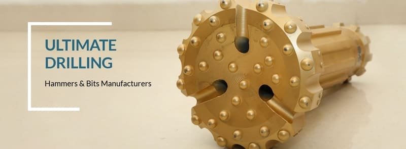 SVE Brand DTH Bits displayed, showcasing their robust design and precision engineering for efficient drilling operations.